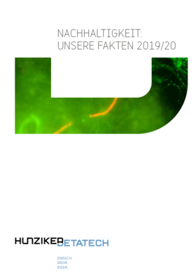 Broschüre Nachhaltigkeit, Unsere Fakten