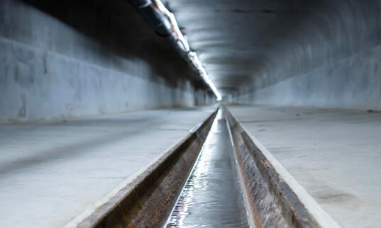 Mischabwasserkanal in Zürich...