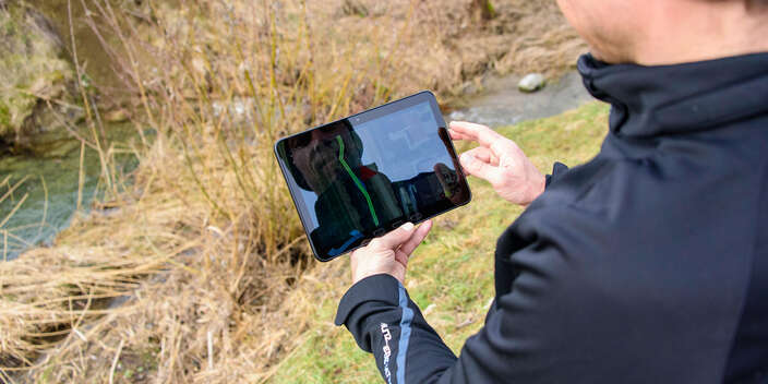Digitale Kartierung im Feld